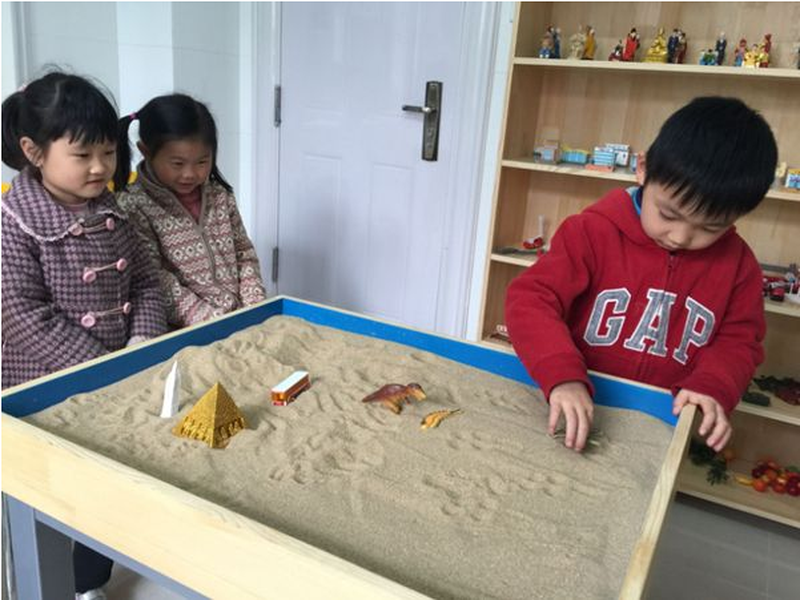 心理沙盘室空间怎么规划?面积参考(2) 沙盘室家具摆位